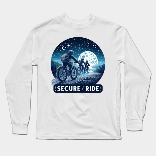 Bicycle Long Sleeve T-Shirt by Vehicles-Art